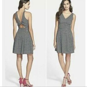 Joie Neilah Tie Back Fit & Flare Midi Dress